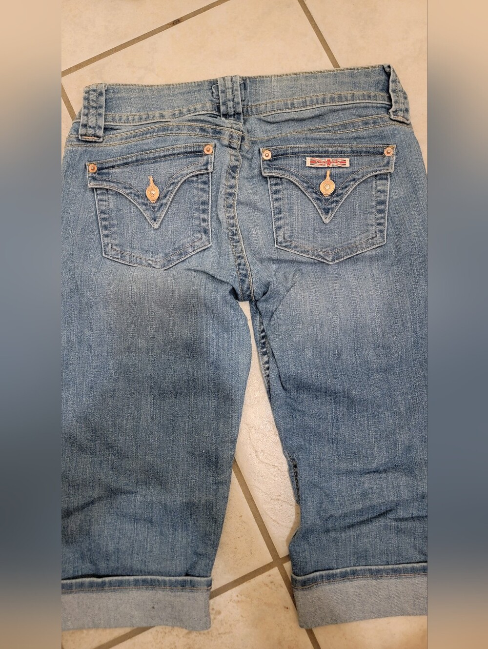 Hudson Jeans Light Blue Bootcut Women's Denim with Back Pocket Accents